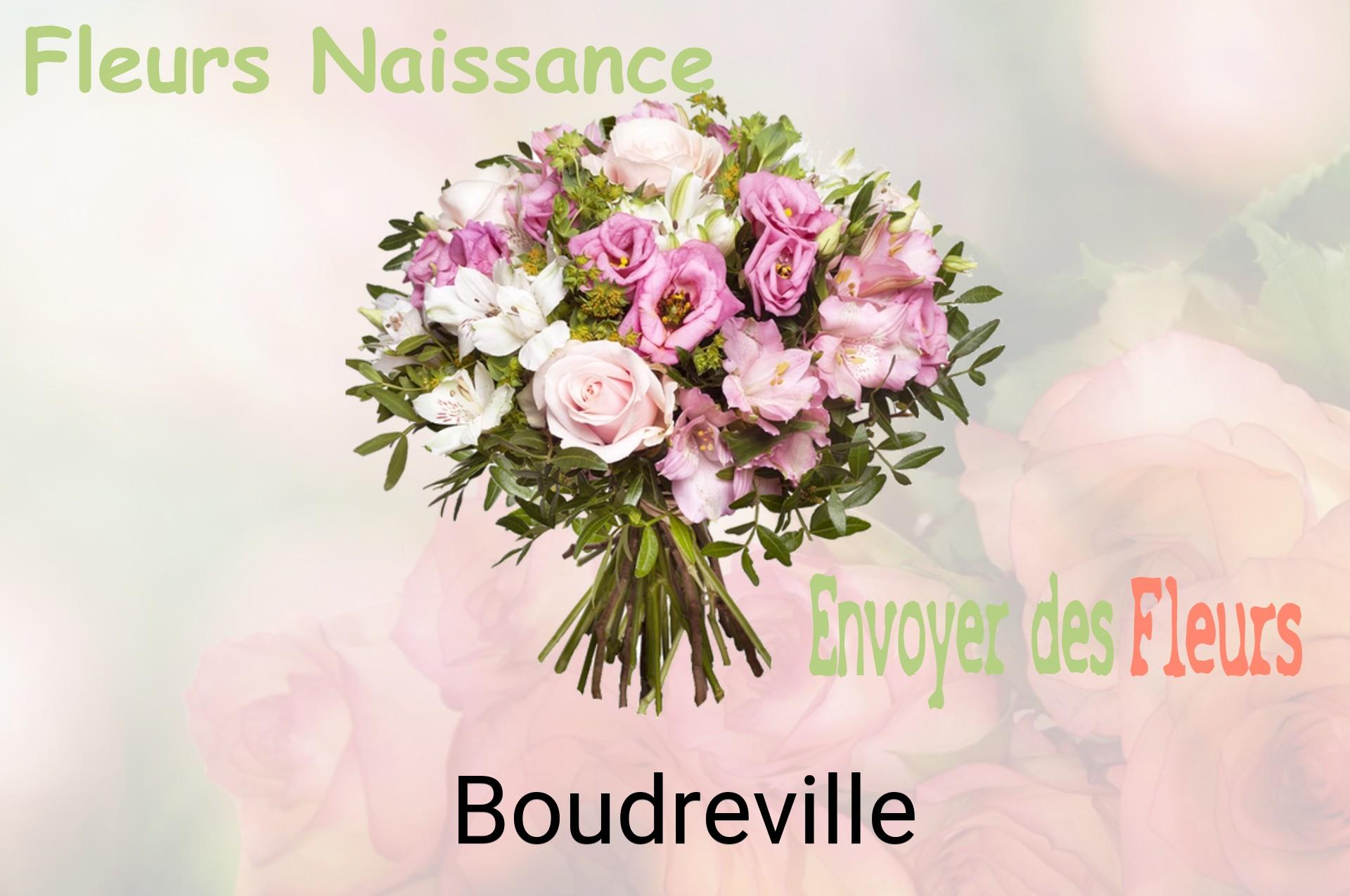 Bouquet de fleurs de naissance livré à Boudreville